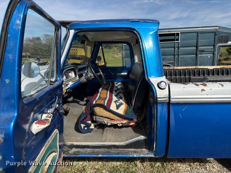 image for item EX1065 1966 Ford F100 pickup truck