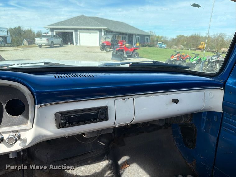 image for item EX1065 1966 Ford F100 pickup truck