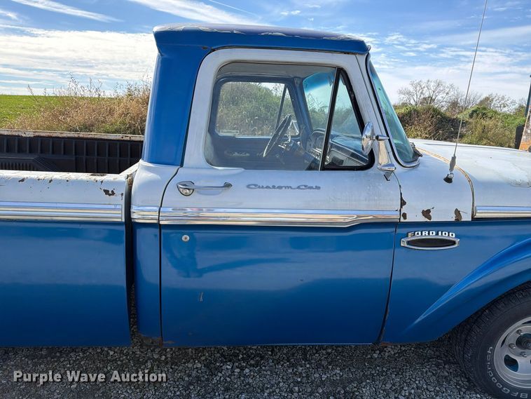 image for item EX1065 1966 Ford F100 pickup truck