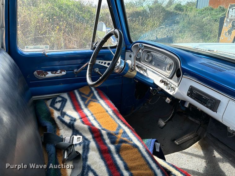 image for item EX1065 1966 Ford F100 pickup truck