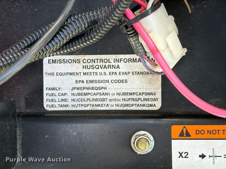 image for item EX1067 Husqvarna Z246 ZTR lawn mower