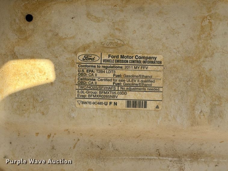 image for item EX1136 2011 Ford F150 pickup truck