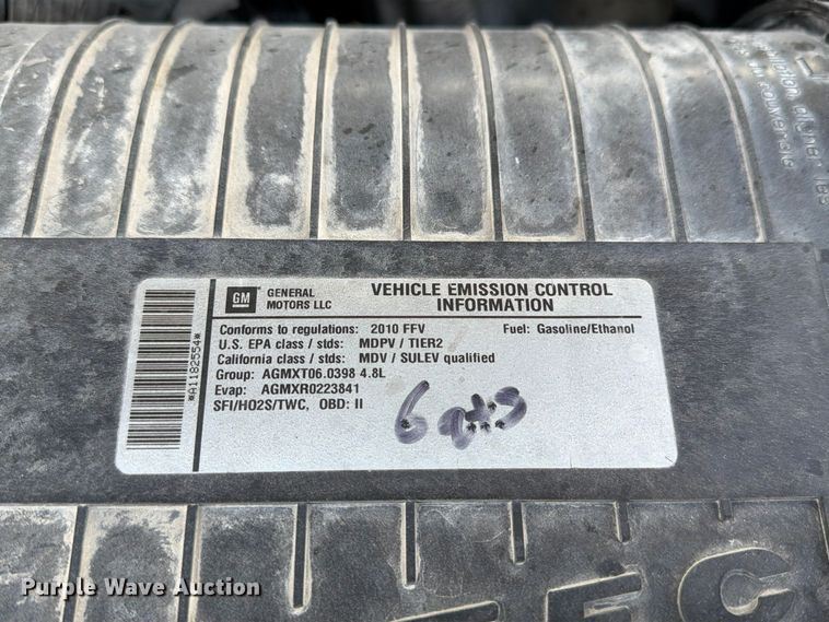 image for item EX1174 2010 Chevrolet Express 2500 van
