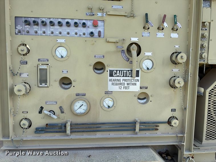 image for item EX1526 1990 Engineered Air Systems WPES1 Type 1 reverse osmosis water purification unit