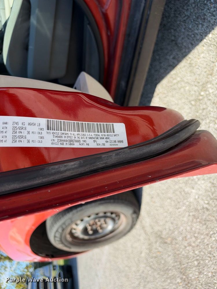 image for item EX2454 2008 Dodge Grand Caravan van