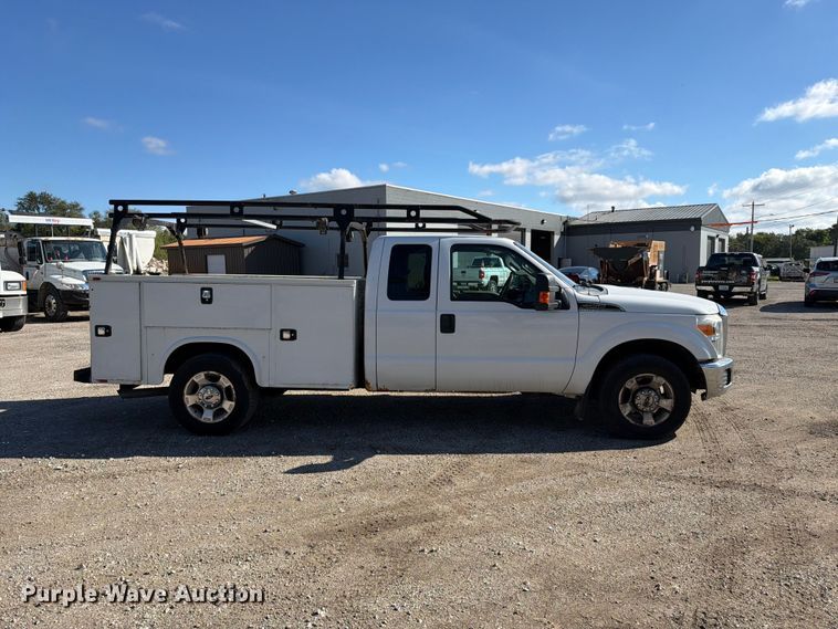 image for item EX4619 2012 Ford F250 Super Duty Ext. Cab utility bed pickup truck