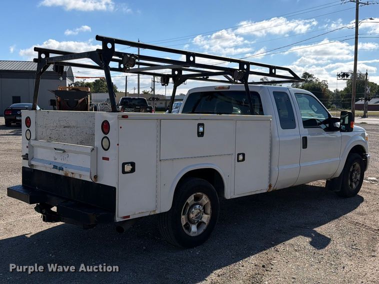 image for item EX4619 2012 Ford F250 Super Duty Ext. Cab utility bed pickup truck