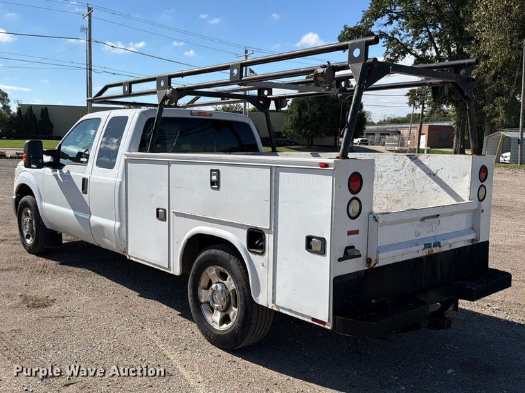 image for item EX4619 2012 Ford F250 Super Duty Ext. Cab utility bed pickup truck