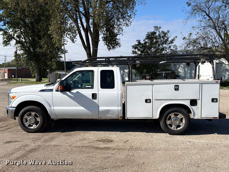 image for item EX4619 2012 Ford F250 Super Duty Ext. Cab utility bed pickup truck