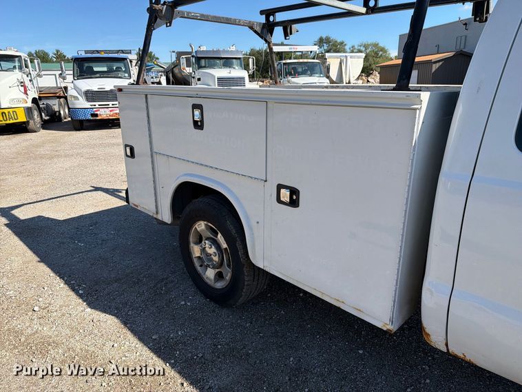 image for item EX4619 2012 Ford F250 Super Duty Ext. Cab utility bed pickup truck