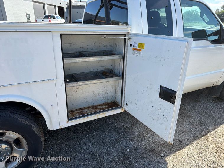 image for item EX4619 2012 Ford F250 Super Duty Ext. Cab utility bed pickup truck