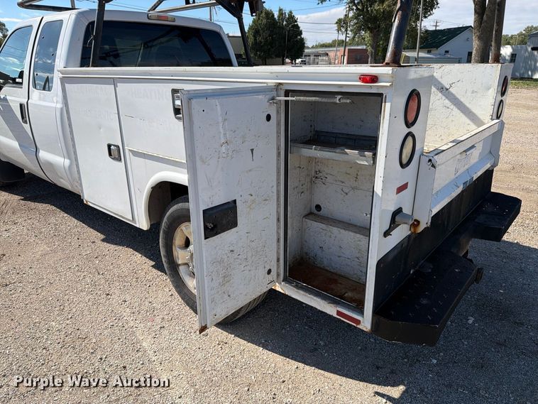 image for item EX4619 2012 Ford F250 Super Duty Ext. Cab utility bed pickup truck