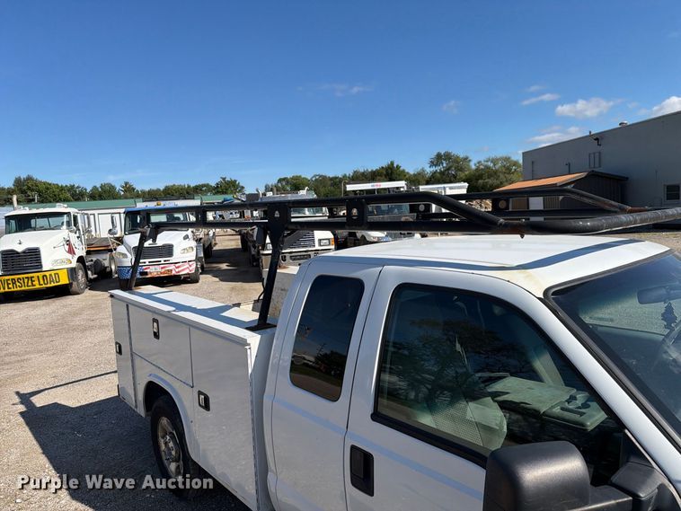 image for item EX4619 2012 Ford F250 Super Duty Ext. Cab utility bed pickup truck