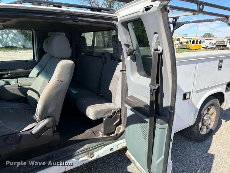 image for item EX4619 2012 Ford F250 Super Duty Ext. Cab utility bed pickup truck