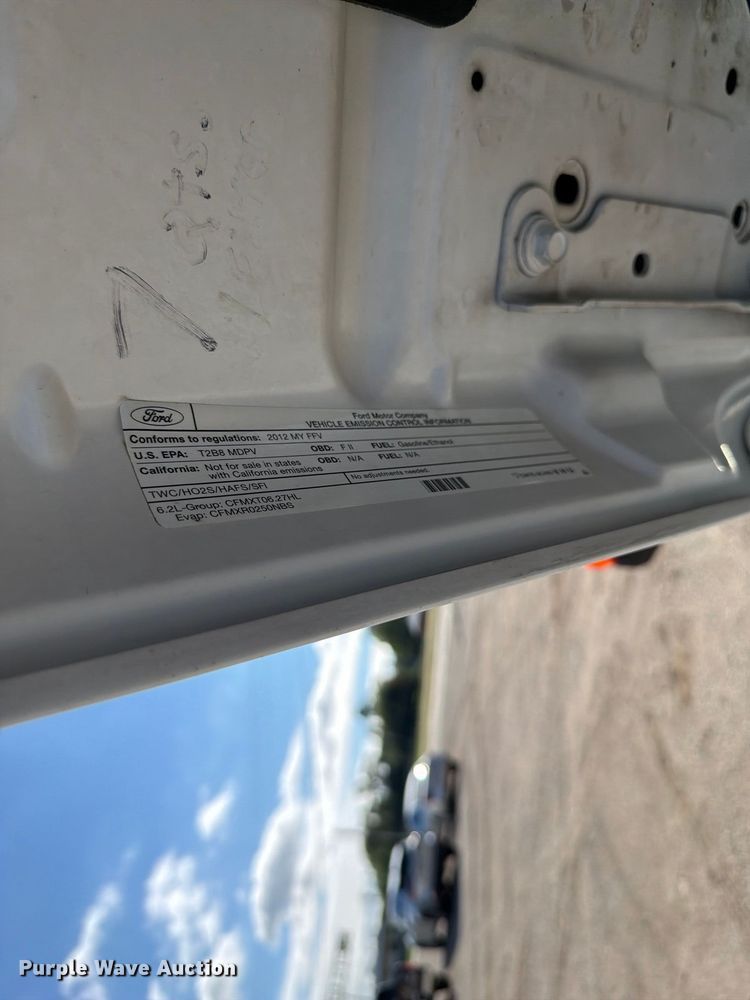 image for item EX4619 2012 Ford F250 Super Duty Ext. Cab utility bed pickup truck