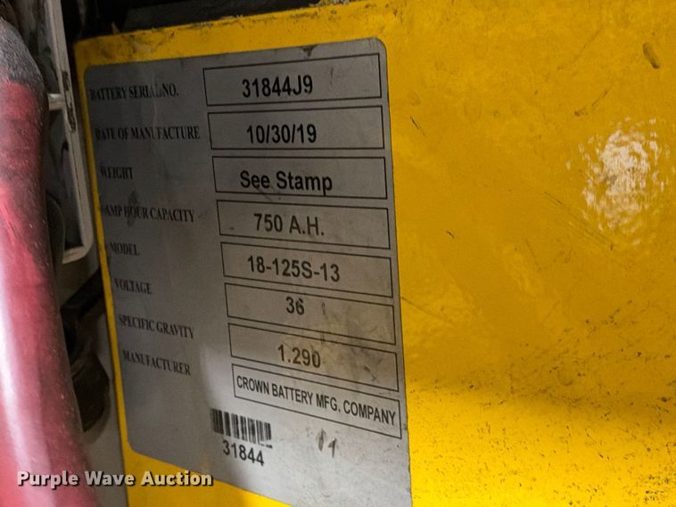 image for item FB8395 2019 Crown RM6025-45 reach truck