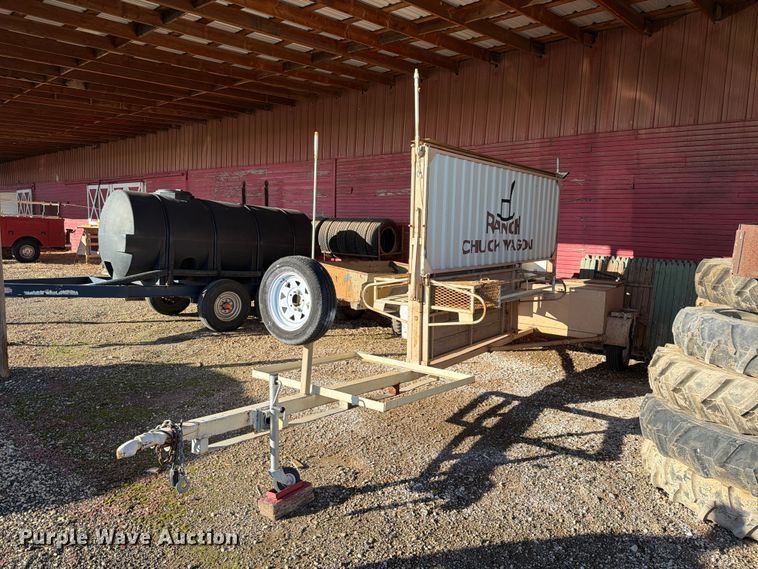 image for item FC0059 Shop Built chuck wagon trailer