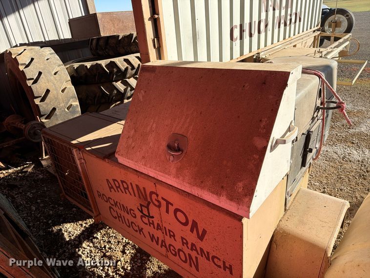 image for item FC0059 Shop Built chuck wagon trailer
