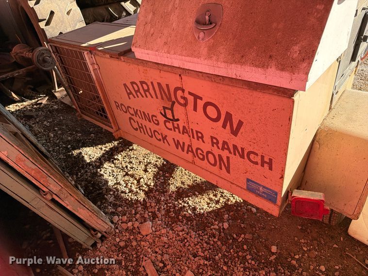 image for item FC0059 Shop Built chuck wagon trailer