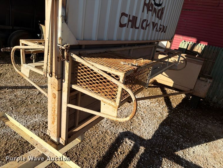 image for item FC0059 Shop Built chuck wagon trailer
