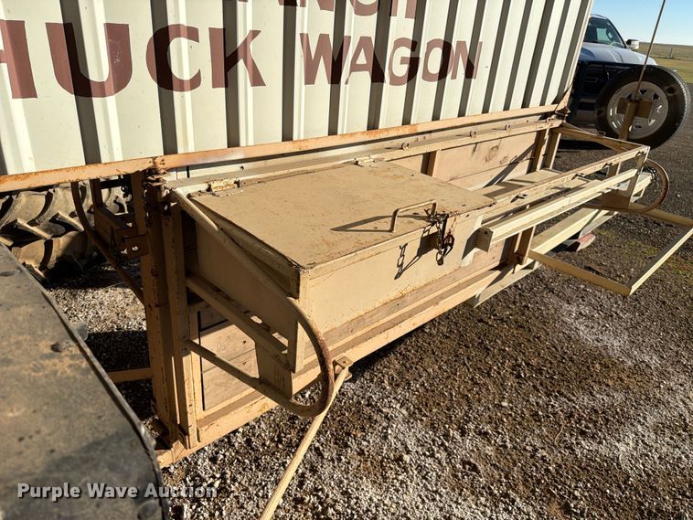 image for item FC0059 Shop Built chuck wagon trailer