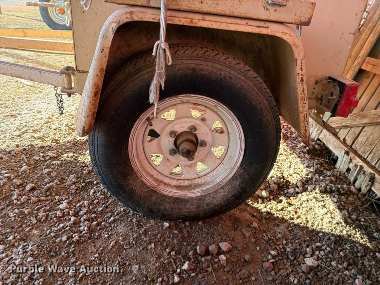 image for item FC0059 Shop Built chuck wagon trailer