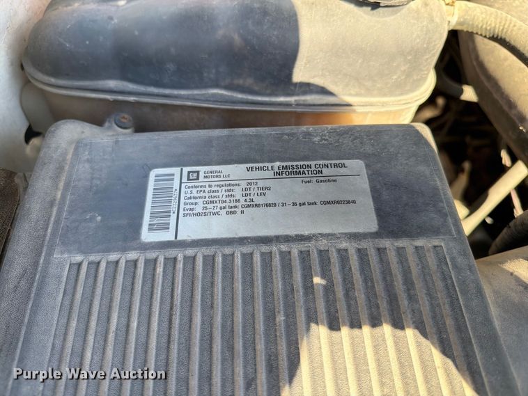 image for item FG0787 2012 Chevrolet Silverado 1500 pickup truck