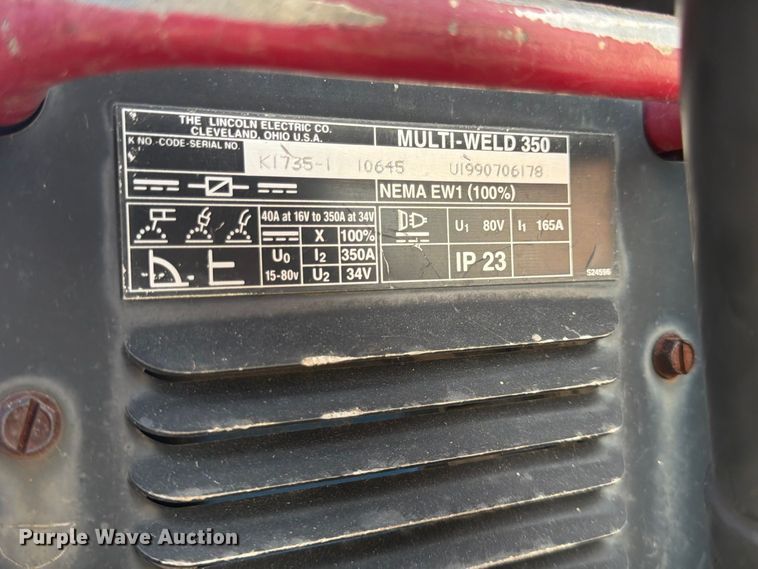 image for item FG0791 Lincoln Electric Vantage 300 welder/generator