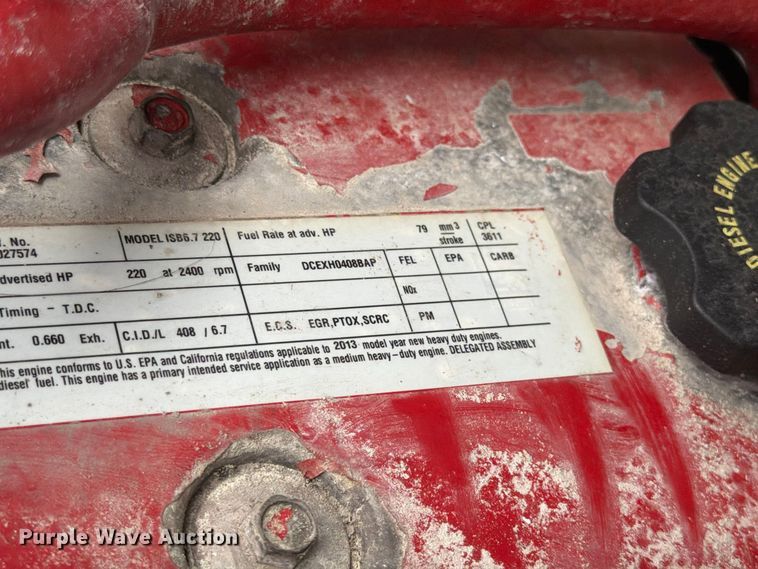 image for item FG0811 2015 Kenworth T370 box truck