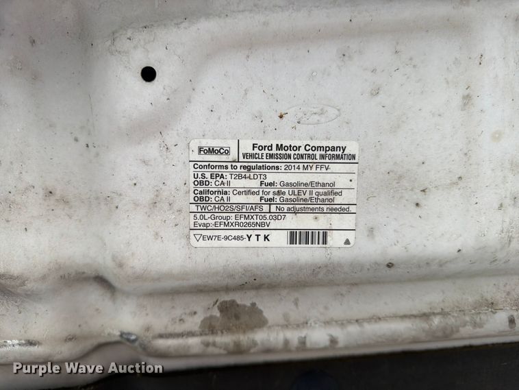image for item FG0812 2014 Ford F150 XL pickup truck