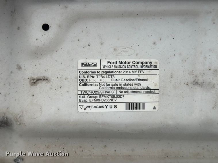 image for item FG0813 2014 Ford F150 XL pickup truck