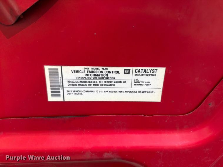 image for item FG0817 2008 Chevrolet Colorado LS pickup truck