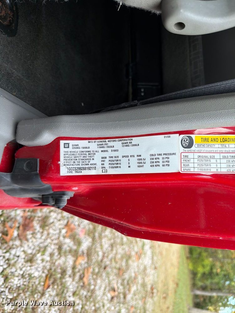 image for item FG0817 2008 Chevrolet Colorado LS pickup truck