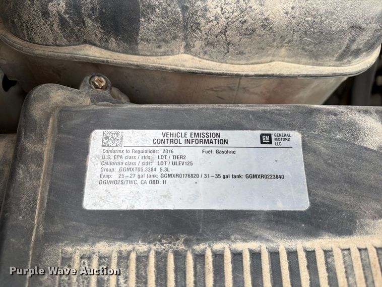 image for item FG0819 2016 Chevrolet Silverado 1500 Ext. Cab pickup truck