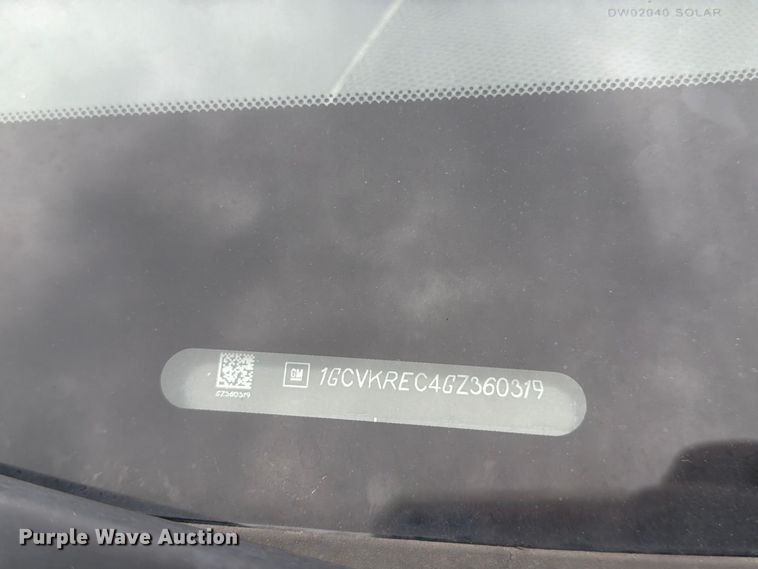 image for item FG0819 2016 Chevrolet Silverado 1500 Ext. Cab pickup truck