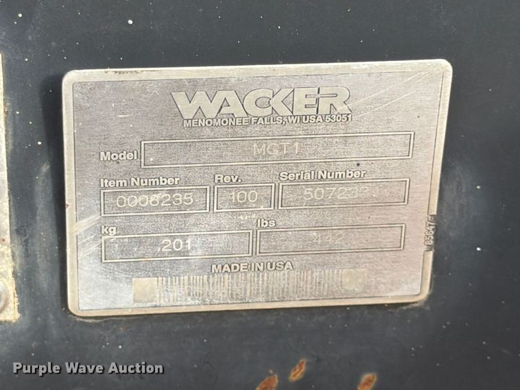 image for item FG0825 1999 Wacker G25 generator