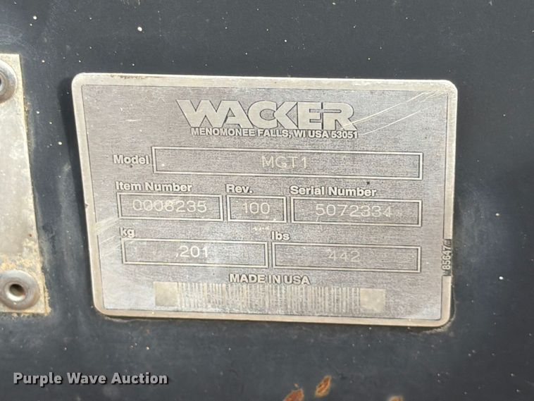 image for item FG0825 1999 Wacker G25 generator
