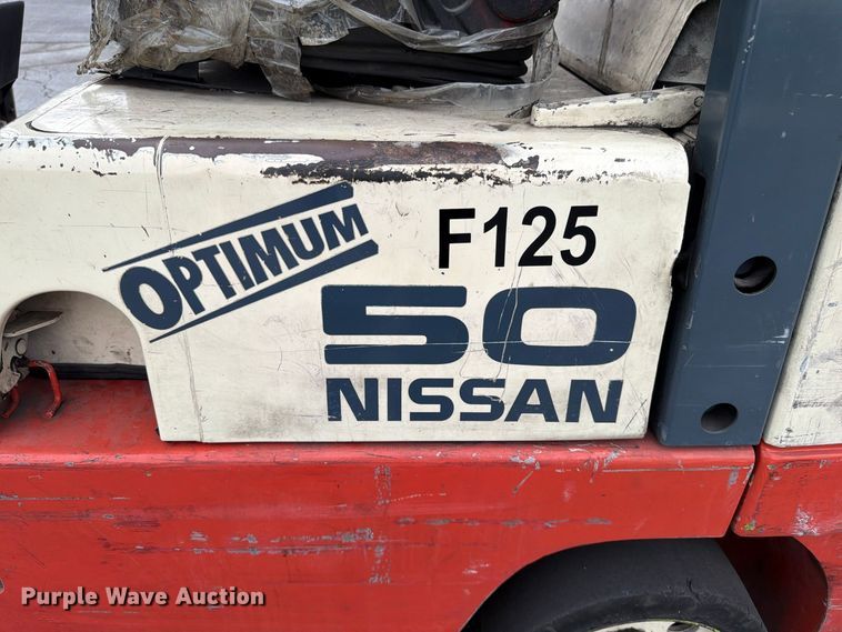 image for item FG0838 Nissan 50 Optimum CPJ02A25PV forklift
