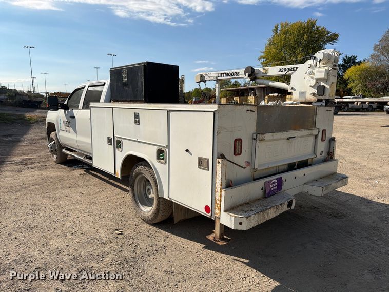 image for item FG3036 2017 Chevrolet Silverado 3500HD Crew Cab utility bed pickup truck