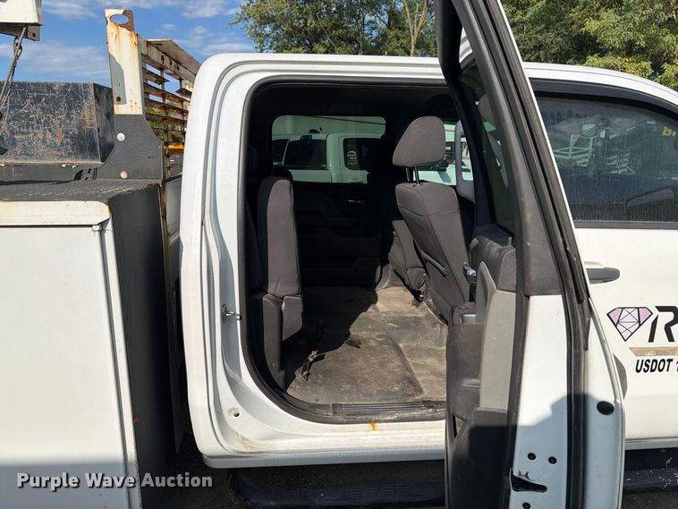 image for item FG3036 2017 Chevrolet Silverado 3500HD Crew Cab utility bed pickup truck