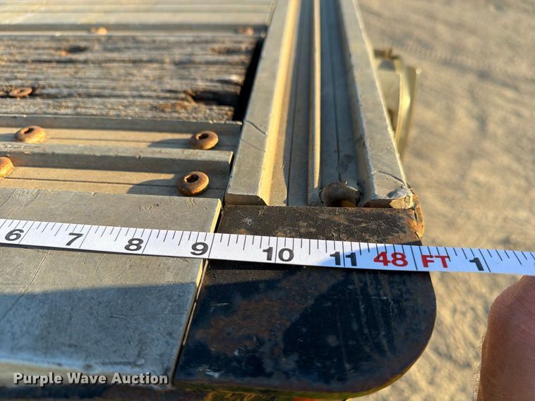image for item FG3039 2007 Fontaine 1FTW–7–8048WSAWK flatbed trailer