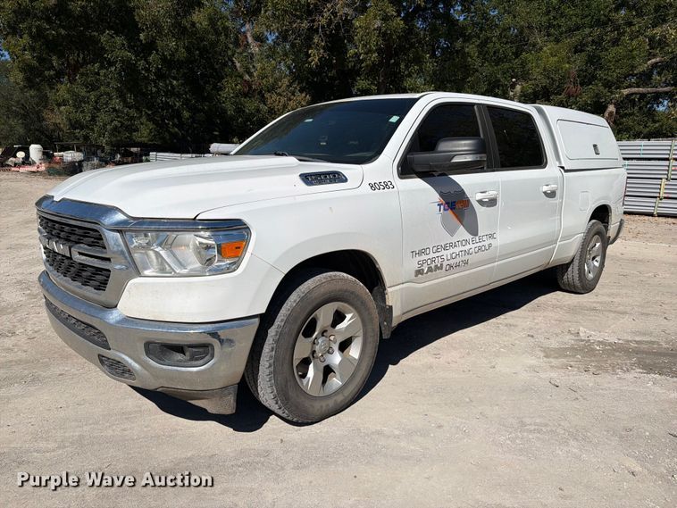 image for item FI0446 2022 RAM 1500 Crew Cab pickup truck