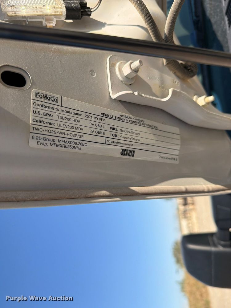 image for item FI0461 2021 Ford F250 XL Super Duty Ext. Cab pickup truck