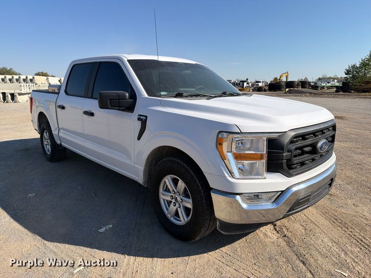 image for item FI0465 2021 Ford F150 XL Crew Cab pickup truck