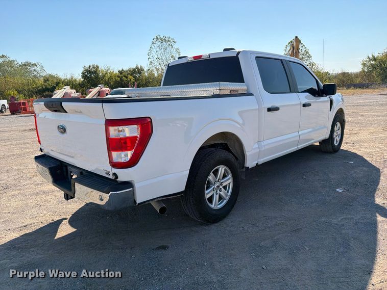 image for item FI0465 2021 Ford F150 XL Crew Cab pickup truck