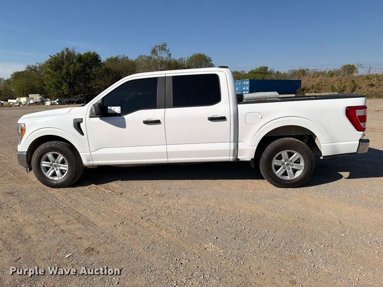 image for item FI0465 2021 Ford F150 XL Crew Cab pickup truck