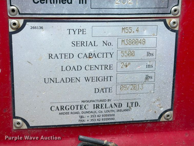 image for item FI0469 2013 Moffett M55.4 forklift