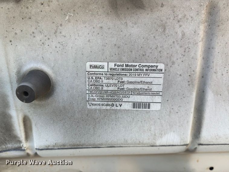 image for item FI2055 2019 Ford F150 Ext. Cab pickup truck