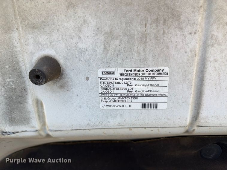 image for item FI2056 2018 Ford F150 Ext. Cab pickup truck
