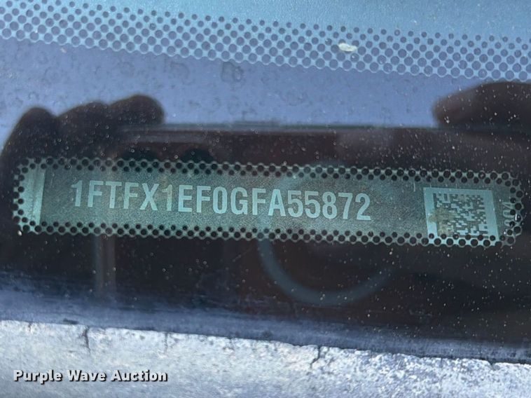 image for item FI2058 2016 Ford F150 Ext. Cab pickup truck